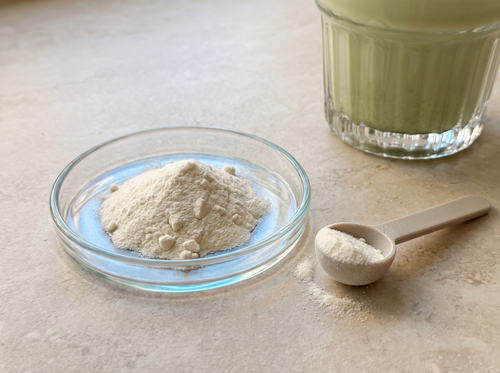 Hydrolysed marine collagen layer in ORLIVA formula